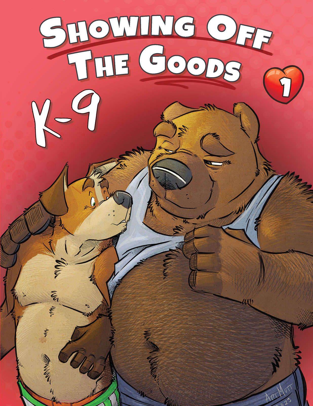 K-9 Showing Off the Goods